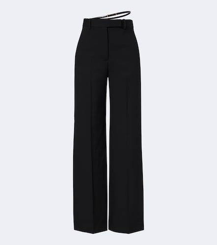 Tom Ford Belted wool wide-leg pants - Tom Ford - Modalova