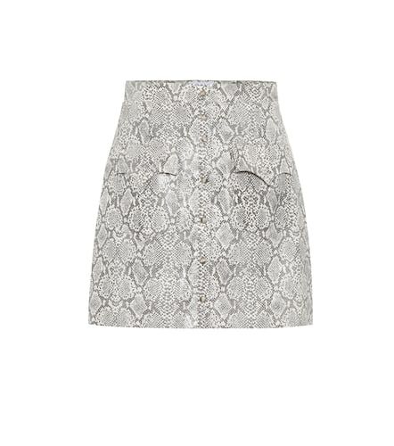 Nanushka Erin faux snakeskin skirt - Nanushka - Modalova