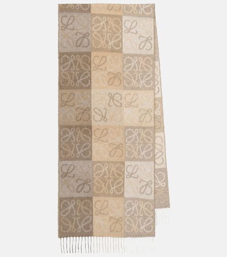 Bufanda de lana y cachemir con anagrama - Loewe - Modalova