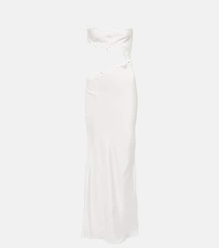 Cutout silk faille maxi dress - Christopher Esber - Modalova