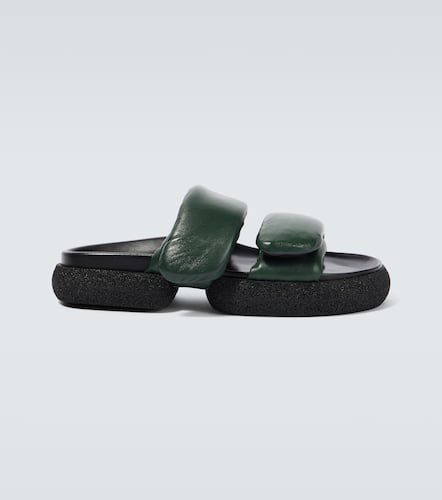 Padded leather sandals - Dries Van Noten - Modalova