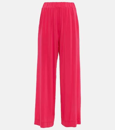 Emilia wide-leg jersey pants - Max Mara - Modalova