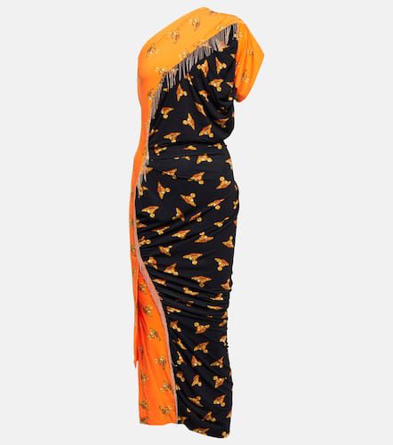 Vestido midi asimétrico estampado - Vivienne Westwood - Modalova