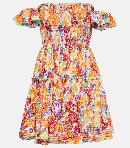 Aurora floral cotton minidress - Poupette St Barth - Modalova