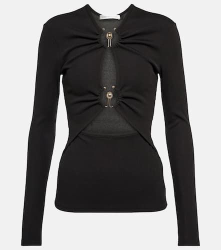 Ring-detail cutout jersey top - Christopher Esber - Modalova