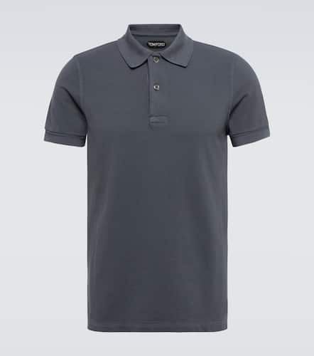 Tennis cotton piquÃ© polo shirt - Tom Ford - Modalova