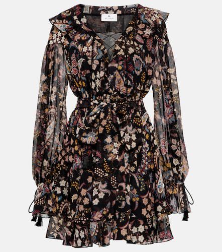 Etro Paisley silk-blend minidress - Etro - Modalova