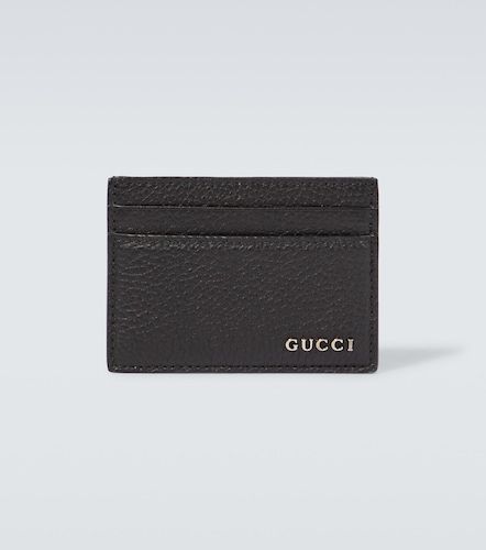 Gucci Tarjetero de piel con logo - Gucci - Modalova