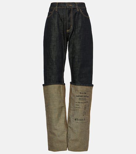 Cuff wide-leg jeans - Jean Paul Gaultier - Modalova