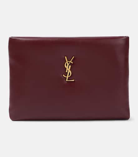 Calypso Small leather pouch - Saint Laurent - Modalova