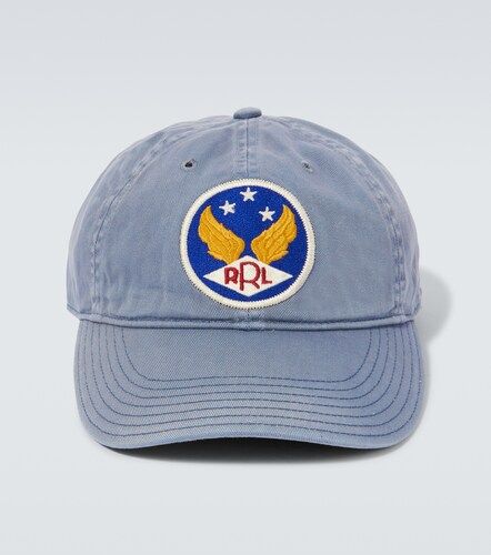 Gorra Ball de algodón con parche - RRL - Modalova