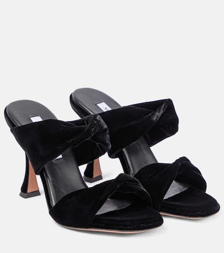 Aquazzura Twist velvet mules - Aquazzura - Modalova