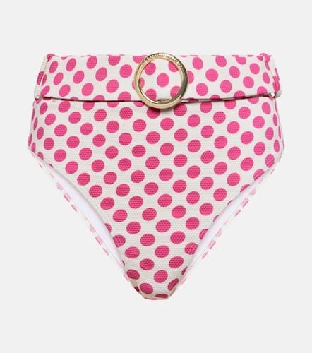 Ursula polka-dot high-rise bikini bottom - Alexandra Miro - Modalova