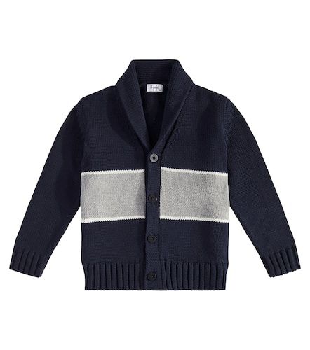 Il Gufo Striped cotton cardigan - Il Gufo - Modalova