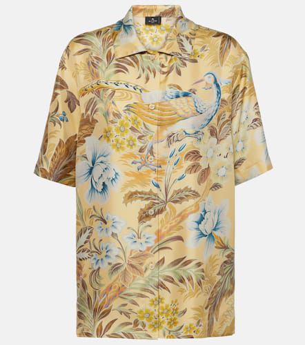 Etro Camisa de seda floral - Etro - Modalova