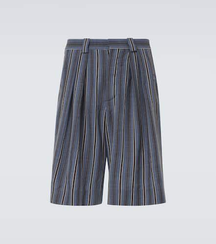 Striped wool Bermuda shorts - King & Tuckfield - Modalova