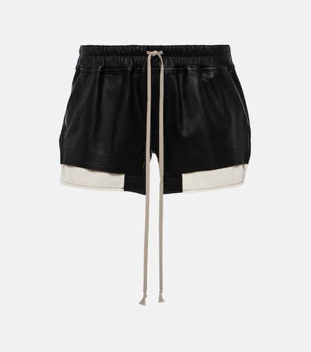 Rick Owens Fog leather shorts - Rick Owens - Modalova