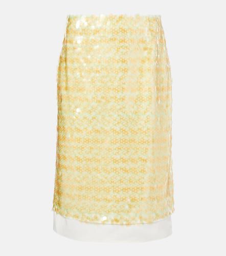 Xu Zhi Sequined layered midi skirt - Xu Zhi - Modalova