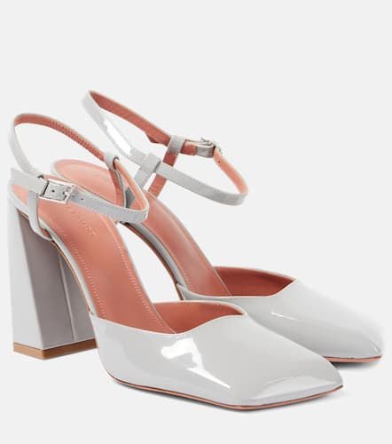 Charlotte patent leather slingback pumps - Amina Muaddi - Modalova