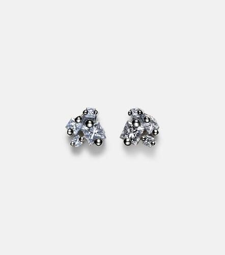 Princess 18kt white gold earrings with diamonds - Suzanne Kalan - Modalova