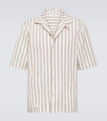 Lardini Striped cotton poplin shirt - Lardini - Modalova