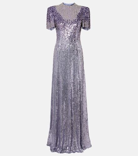 Abito lungo Jourdain con decorazioni - Jenny Packham - Modalova