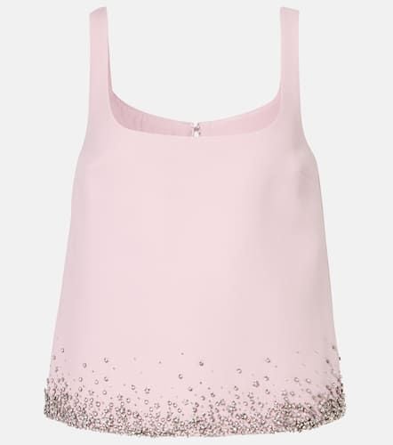 Gucci Embellished silk and wool top - Gucci - Modalova