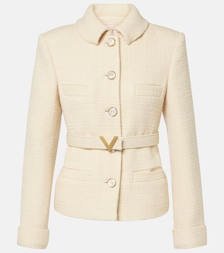 Wool-blend tweed jacket - Valentino Garavani - Modalova