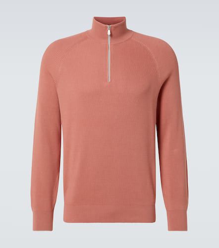 Half-zip cotton sweater - Brunello Cucinelli - Modalova