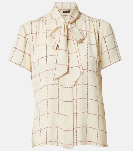 Loro Piana Febe checked silk blouse - Loro Piana - Modalova