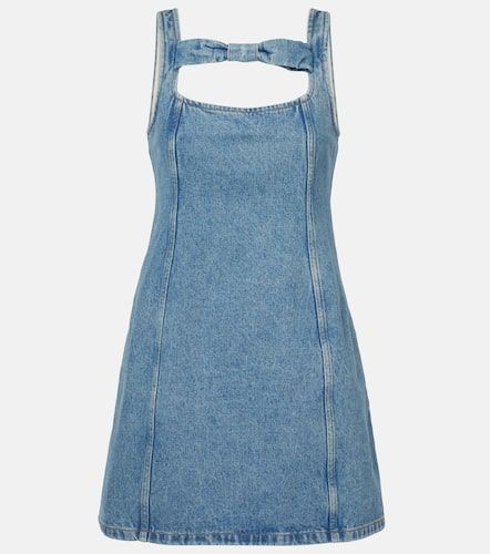 Bow-detail denim minidress - Nina Ricci - Modalova