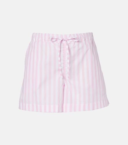 Shorts de popelín de algodón a rayas - Hunza G - Modalova