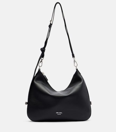 Borsa a spalla Fold in pelle - Prada - Modalova