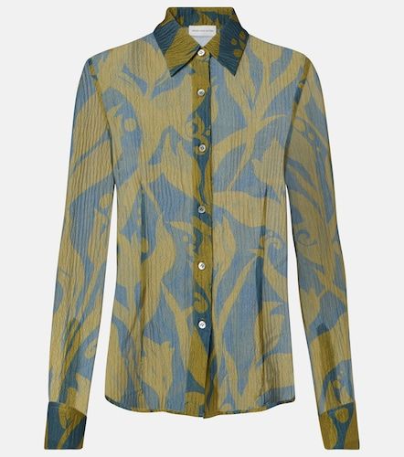Camisa de seda estampada - Dries Van Noten - Modalova