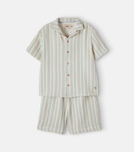 Set de camisa y shorts Anker de algodón - Wheat - Modalova
