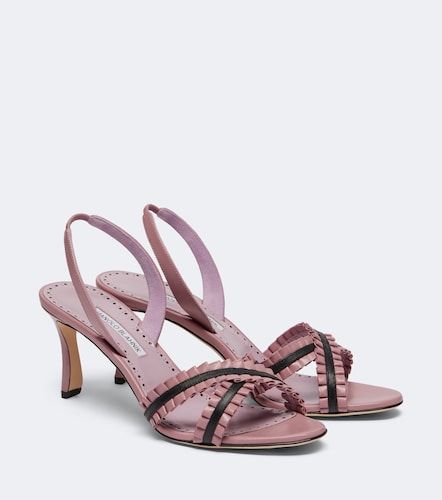 Volusan leather slingback sandals - Manolo Blahnik - Modalova