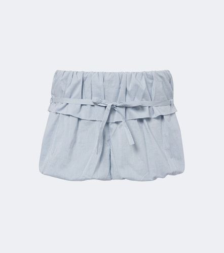 Shorts in cotone e seta a righe - Magda Butrym - Modalova