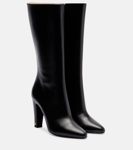 Botas altas Hotty 100 de piel - Valentino Garavani - Modalova