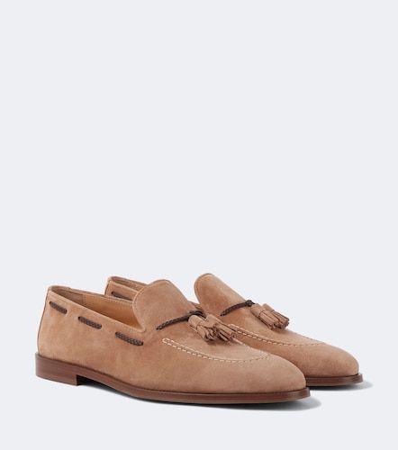 Mocassini in suede - Brunello Cucinelli - Modalova