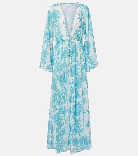 Caftán Chloe de georgette floral - Alexandra Miro - Modalova