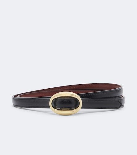 Reversible leather belt - Saint Laurent - Modalova