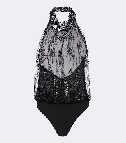 Monay embellished halterneck bodysuit - Staud - Modalova