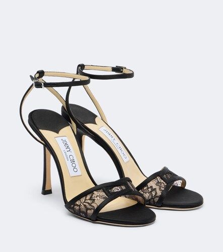 Jimmy Choo Sandali Leo in pizzo - Jimmy Choo - Modalova