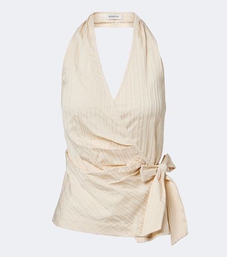Top Bria a righe con scollo all'americana - Simkhai - Modalova