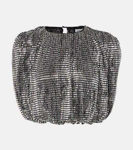 Draped embellished top - Self-Portrait - Modalova