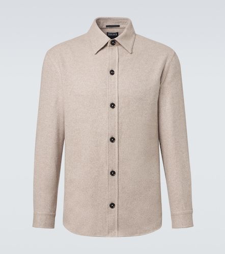 Giacca camicia in cashmere e seta - Zegna - Modalova