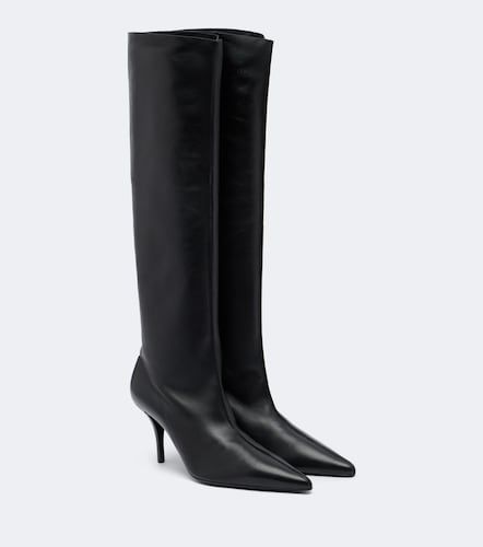 Leather knee-high boots - Magda Butrym - Modalova