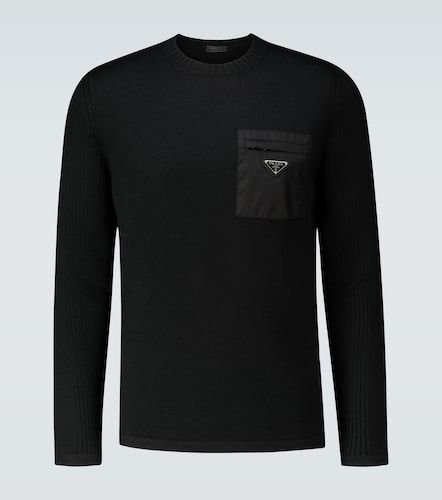 Prada Wollpullover mit Logo-Detail - Prada - Modalova