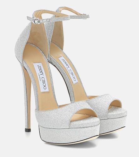 Sandali Max 150 in glitter - Jimmy Choo - Modalova