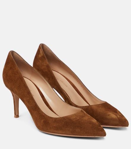 Gianvito 70 suede pumps - Gianvito Rossi - Modalova